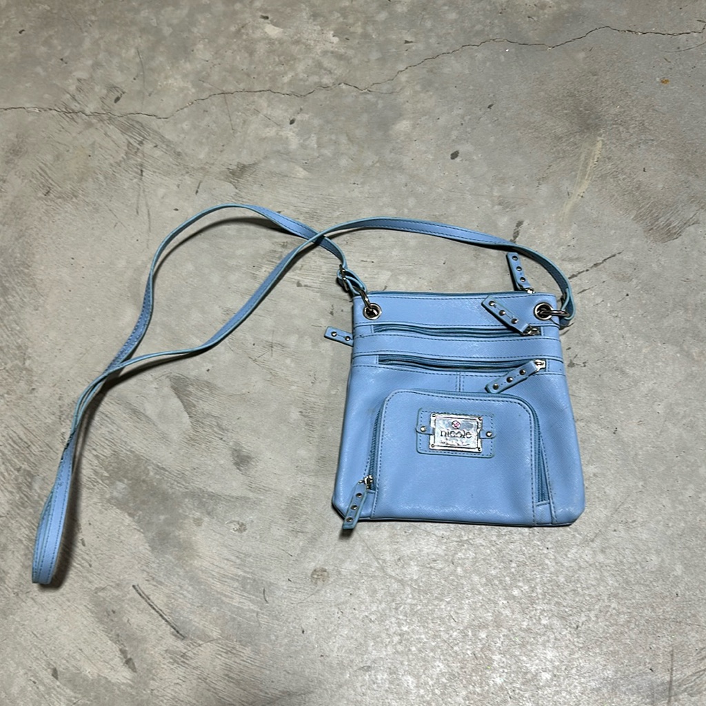 Nicole Miller Crossbody Blue Bag / Nn-26